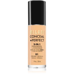 Milani Conceal + Perfect 2-in-1 Foundation And Concealer make-up 01 Creamy Vanilla 30 ml