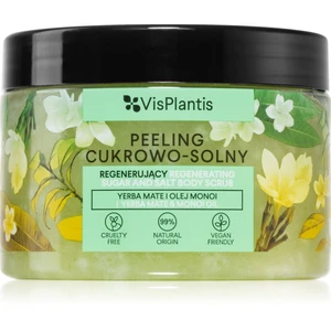 Vis Plantis Herbal Vital Care Yerba Mate & Monoi Oil regeneračný peeling na telo 350 g