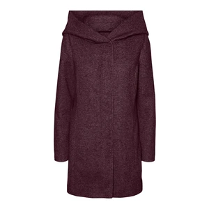Vero Moda Dámsky kabát VMVERODONA Regular Fit 10202688 Winetasting S