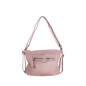 Light purple 2-in-1 eco-leather backpack bag