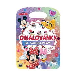 Omalovánky se samolepkami - Minnie