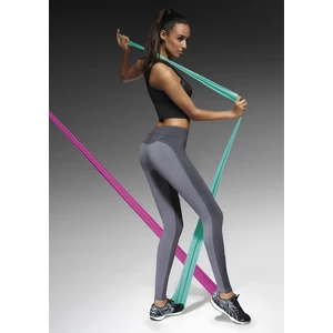 Bas Bleu Sports leggings VICTORIA two-tone made of combined materials