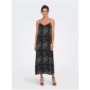 Black patterned maxi dress ONLY Mille - Women