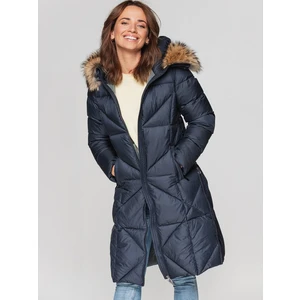 Dámská bunda PERSO PERSO_Coat_BLH211018FX_Navy_Blue