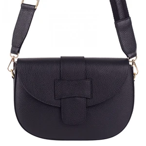 SEGALI Dámska kožená crossbody kabelka Vanesa Black