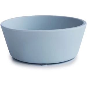 Mushie Silicone Suction Bowl silikonová miska s přísavkou Powder Blue 1 ks