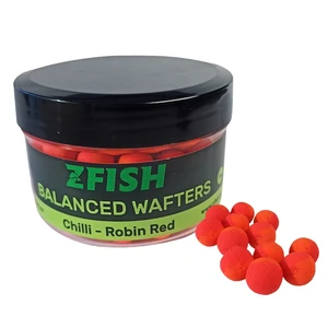 Zfish vyvážené boilie balanced wafters 8 mm 20 g - chilli robin red