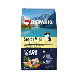 Ontario Senior Mini Fish & Rice 6,5kg