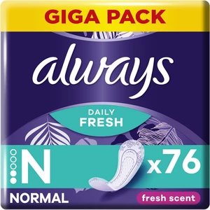 Always Daily Fresh Normal slipové vložky s parfemací 76 ks