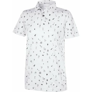 Galvin Green Rowan Boys Polo Shirt White/Black 146/152