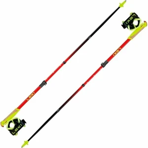 Leki Ultratrail FX Junior Naturalcarbon/Bright Red/Neonyellow 95-110 Poteaux de fond