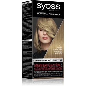 Syoss Color permanentní barva na vlasy odstín 7_1 Natural Medium Blond 1 ks