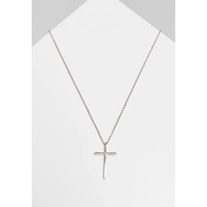 Large Gold Basic Cross Necklace