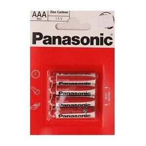 Batérie zinkovo-uhlíková Panasonic AAA, R03, blistr 4ks (R03RZ/4BP...