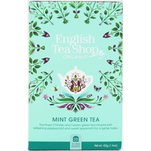 English Tea Shop Máta a zelený čaj 20 sáčků