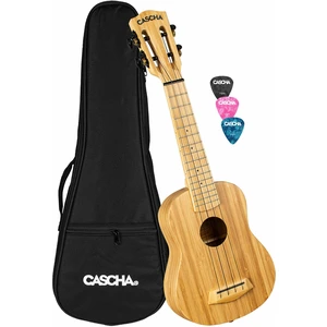 Cascha HH 2312 Bamboo Ukulele soprano Natural