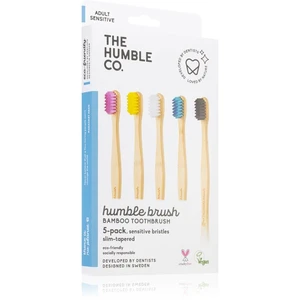 The Humble Co. Brush Adult bambusová zubná kefka extra soft I. 5 ks