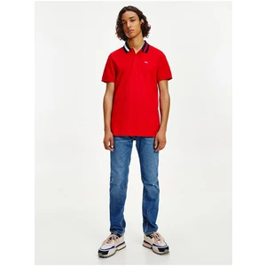 Červené polo triko Tommy Jeans - Pánské