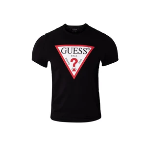 Černé pánské tričko Guess - Pánské