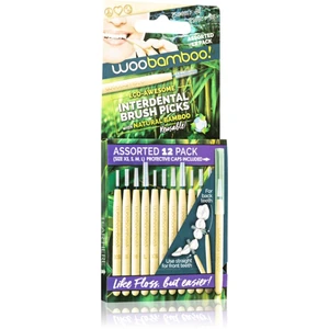 Woobamboo Eco Interdental Brush medzizubné kefky mix 12 ks