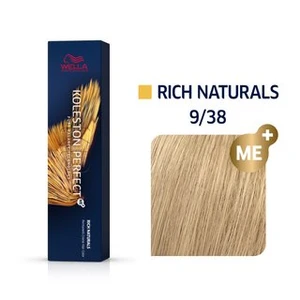 Wella Professionals Koleston Perfect Me+ Rich Naturals profesionální permanentní barva na vlasy 9/38 60 ml