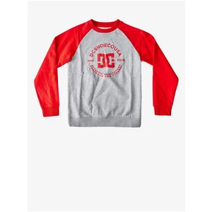 Red and Grey Boys Hoodie DC Star Pilot - Boys