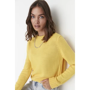 Trendyol Sweater - Yellow - Regular fit