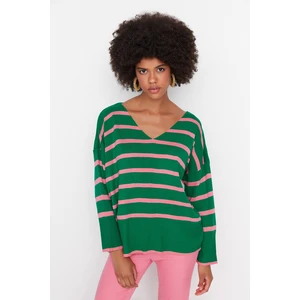 Trendyol Sweater - Green - Regular fit