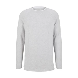 Light Grey Men's Basic Sweater Tom Tailor Denim - Men's