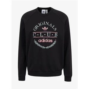 Black Men's Sweatshirt adidas Originals Club - Men's