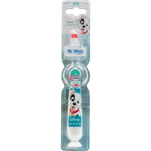 Disney 101 Dalmatians Flashing Toothbrush bateriový dětský zubní kartáček soft 3y+ 1 ks