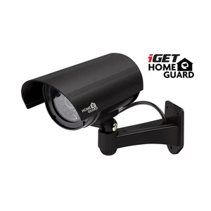 Maketa zabezpečovacie kamery iGET Homeguard Hgdoa5666 čierna... Atrapa/maketa bezpečnostní CCTV kamery, černé provedení, blikající červená LED, imitac
