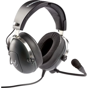 Thrustmaster herní headset na kabel přes uši, jack 3,5 mm, šedá, metalická