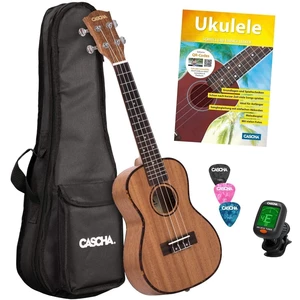 Cascha HH 2036 DE Premium Koncert ukulele Natural