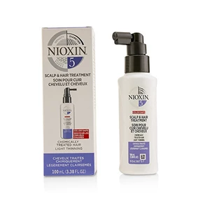 Nioxin Bezoplachová  kúra pro normální až silné přírodní i barvené mírně řídnoucí vlasy System 5 (Scalp & Hair Treatment) 100 ml