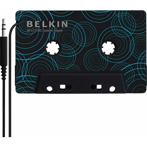 Adaptér Belkin kazetový kazetový adaptér • vysoká kompatibilita s kazetovými prehrávačmi • 1,2m kábel • 3,5mm jack konektor • pripojenie k tabletu, pr