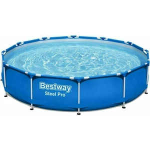 Bestway 56681 Nadzemní bazén kruhový Steel Pro, kartušová filtrace, průměr 3,66 m, výška 76 cm