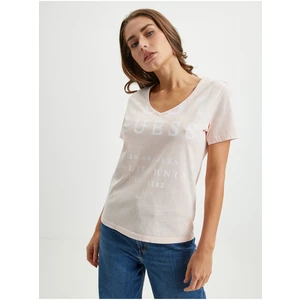 Light pink women's T-shirt Guess - Women