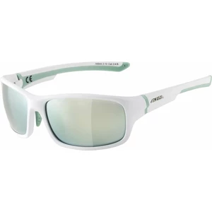 Alpina Lyron S White/Pistachio Matt/Emerald Lunettes de sport