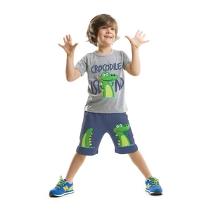 Denokids Crocodile Island Shorts Set