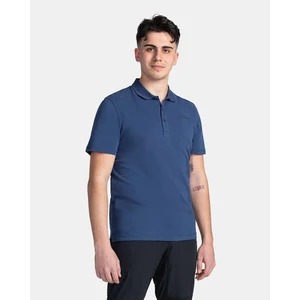 Men's cotton polo shirt KILPI VILAR-M Dark blue