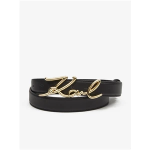 Opasek Karl Lagerfeld K/Signature Belt - Černá - L