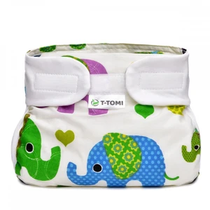 T-TOMI Kalhotky abdukční ortopedické (3-6 kg) suchý zip - green elephants