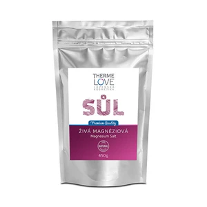 THERMELOVE Živá magnéziová kúpeľová soľ (Magnesium Salt) 450 g