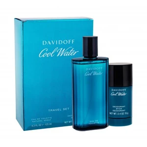 Davidoff Cool Water dárková kazeta toaletní voda 125 ml + deostick 75 ml pro muže