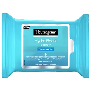 Neutrogena Vlhčené odličovací ubrousky Hydro Boost (Facial Wipes) 25 ks