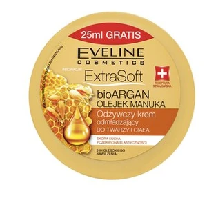 Eveline Cosmetics Extra Soft hydratační krém na tělo a obličej s arganovým olejem 175 ml