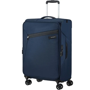 Samsonite Látkový cestovní kufr Litebeam EXP M 67/73 l - tmavě modrá