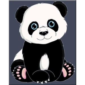Zuty Malování podle čísel Panda