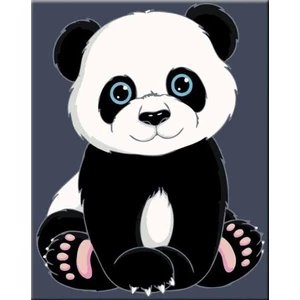 Zuty Maľovanie podľa čísiel Panda